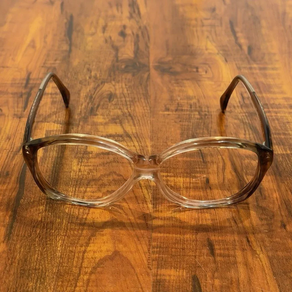 Rare Vintage Yves de Saint Claude 54-18 Brown Atlas Monaco Eyeglass Frames Only